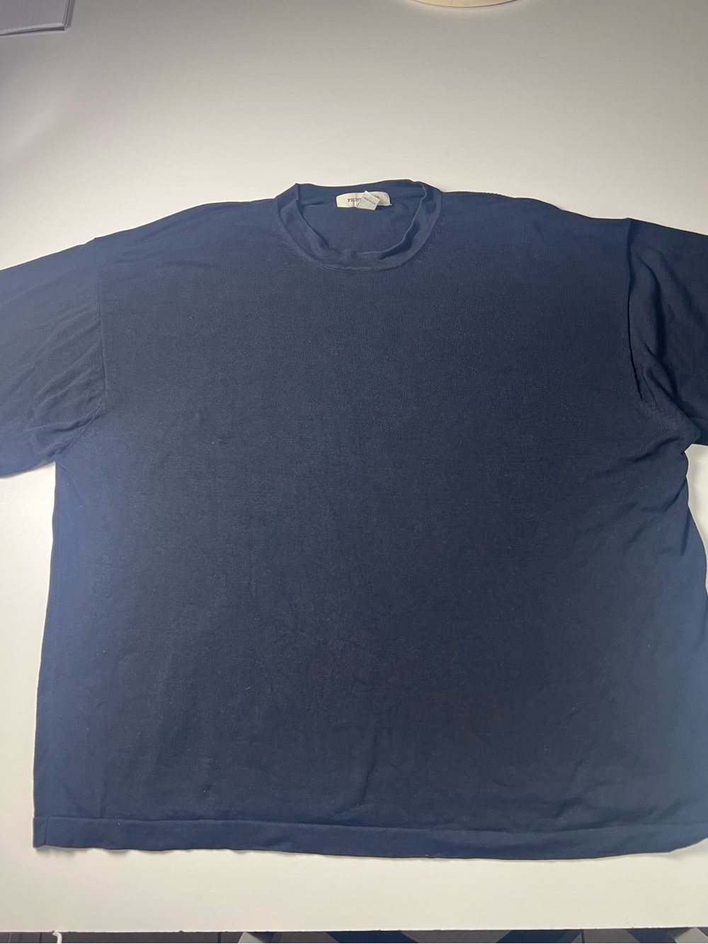 Pronto Uomo 100% Silk 4-ply Shortsleeve Knit Sweater Men’s Size 3XL